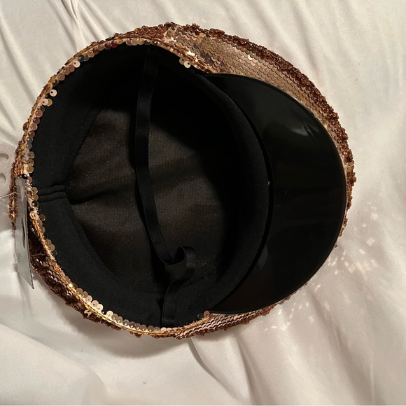 NEW TAGS Military style Sequin sparkly hat cap - Picture 6 of 12